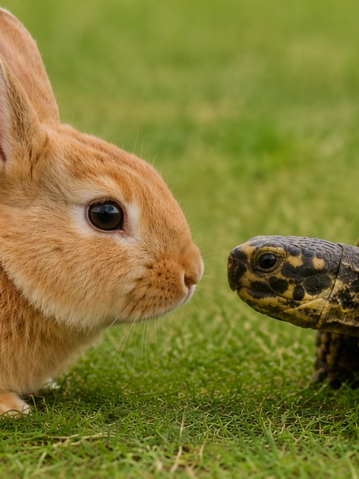 The Rabbit and the Turtle beginner Japanese story cover