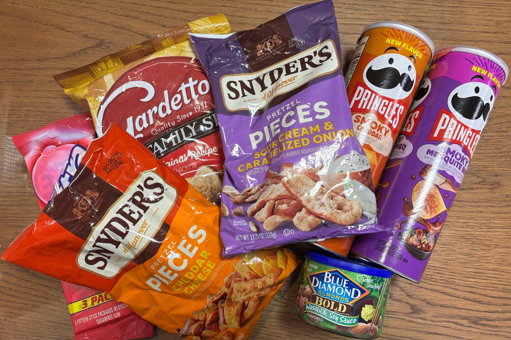 誕生日プレゼントのお菓子