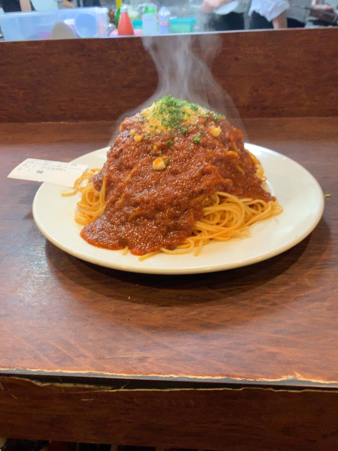 大盛りパスタ