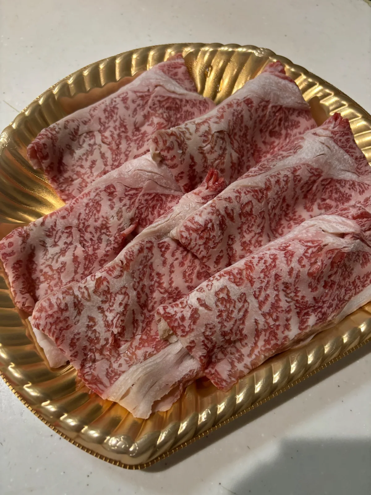 Wagyu beef ready to be cooked