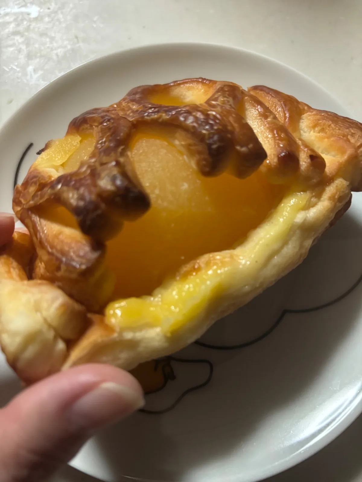 Apple pie bought at a supermarket